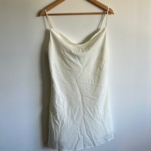 NWT Forever21 | White Cowl Neck Dress